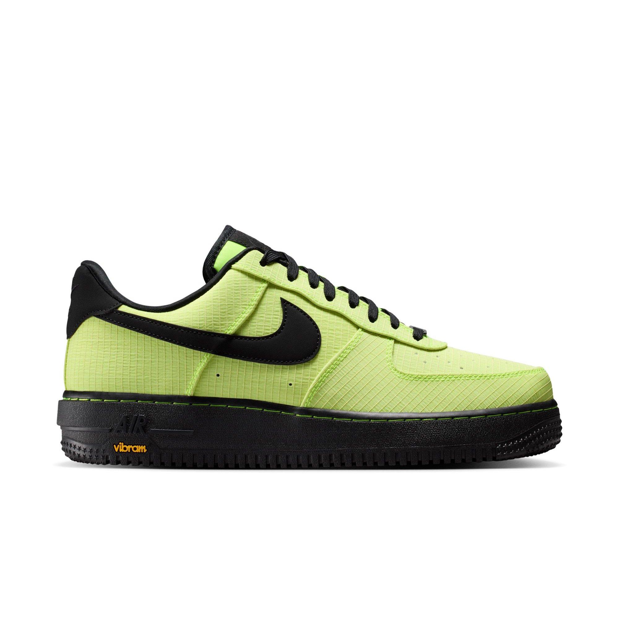Nike Air Force 1 '07 LX Vibram "Volt/Black/Speed Yellow" Men's Shoe - VOLT